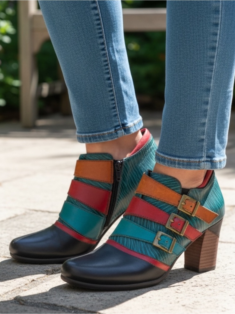 L'Artiste By Spring Step Muqui Ankle Boots Booties